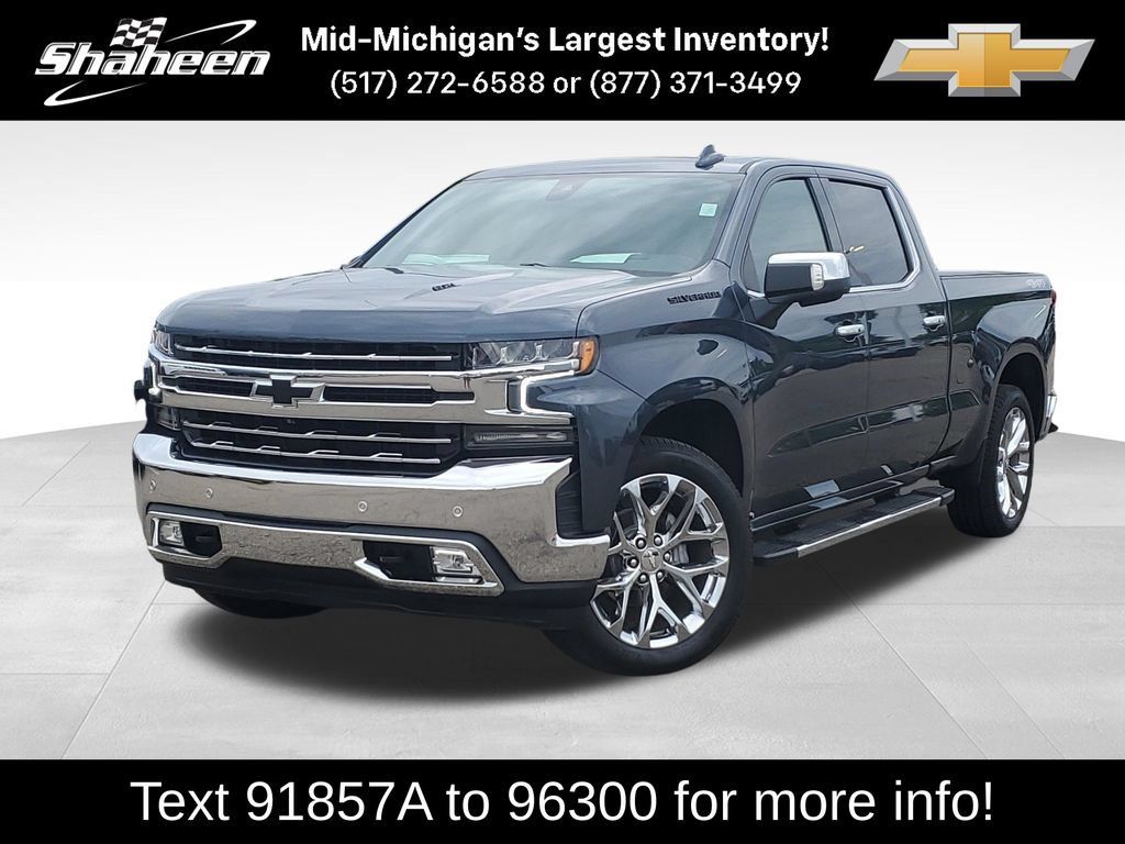 Used 2021 Chevrolet Silverado 1500 LTZ w/ Technology Package AWD/4WD 360° Tour