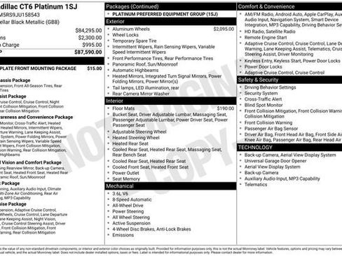 Used 2018 Cadillac CT6 Platinum image 7