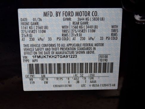 New 2026 Ford Explorer ST-Line w/ ST-Line Street Pack RWD image 28