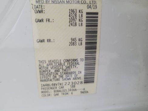 Used 2019 Nissan Altima 2.5 S FWD image 33