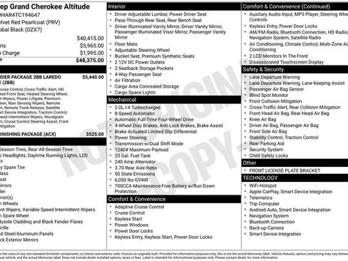 New 2026 Jeep Grand Cherokee Altitude AWD/4WD image 21