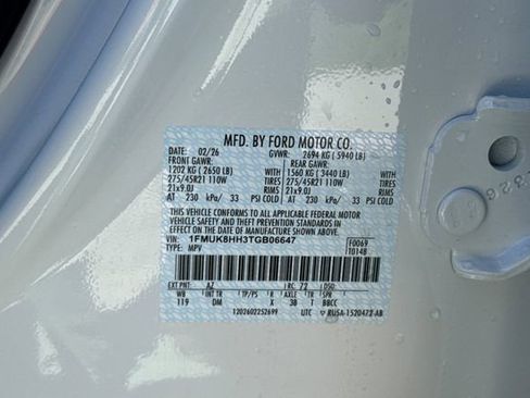 New 2026 Ford Explorer Platinum w/ LUX Leather Package image 29