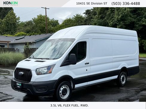 Used 2021 Ford Transit 350 148 High Roof Extended RWD image 1