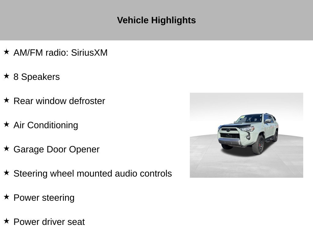Used 2022 Toyota 4Runner TRD Off-Road Premium w/ TRD Black Wheel Package (TMS) AWD/4WD image 36