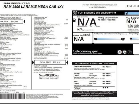 Used 2016 RAM 2500 Laramie w/ Sport Appearance Group image 2