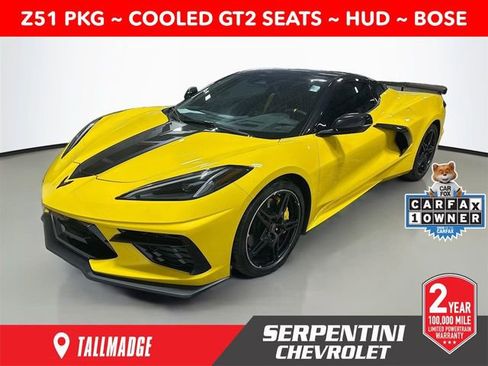 Used 2025 Chevrolet Corvette Stingray Premium Conv w/ Z51 Performance Package RWD image 1