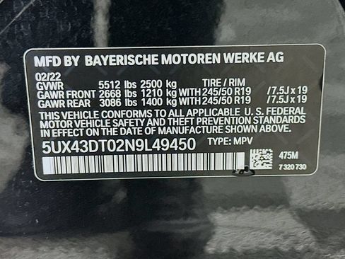 Used 2022 BMW X4 M40i w/ Premium Package AWD/4WD image 33