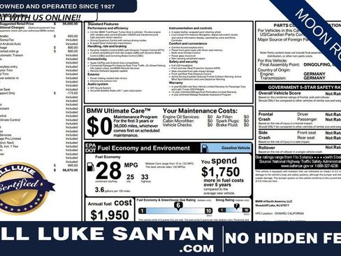 Used 2023 BMW 530i w/ Convenience Package RWD image 1