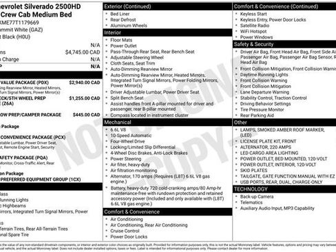 New 2026 Chevrolet Silverado 2500 Custom w/ Custom Value Package image 17