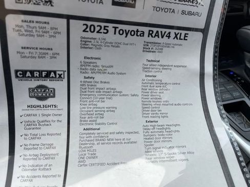 Used 2025 Toyota RAV4 XLE image 27