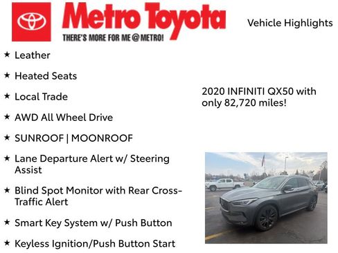 Used 2020 INFINITI QX50 Essential w/ Edition 30 Package image 8