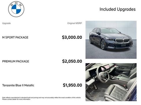 Certified 2025 BMW 530i xDrive w/ M Sport Package image 3