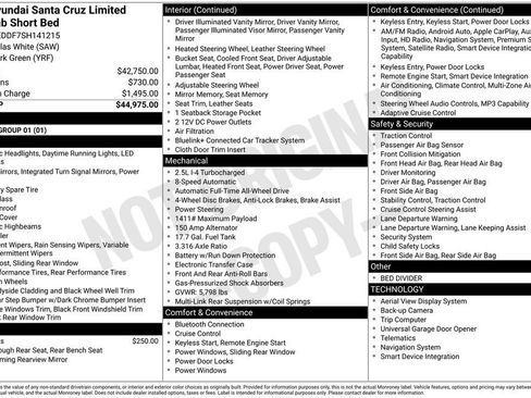 New 2025 Hyundai Santa Cruz Limited image 5