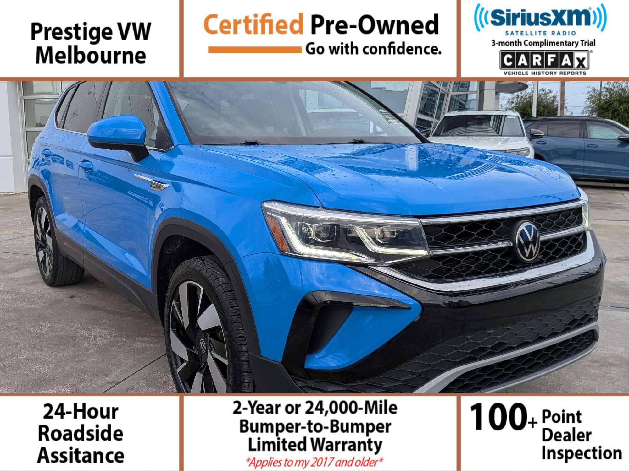Certified 2024 Volkswagen Taos SEL AWD/4WD image 1
