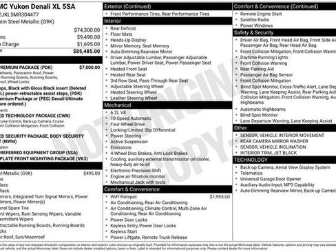 Used 2021 GMC Yukon XL Denali w/ Denali Premium Package image 15