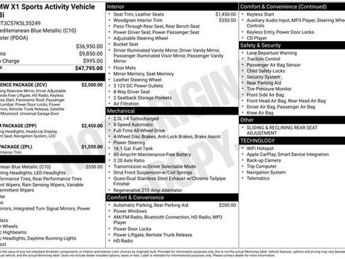 Used 2019 BMW X1 xDrive28i w/ Convenience Package image 2