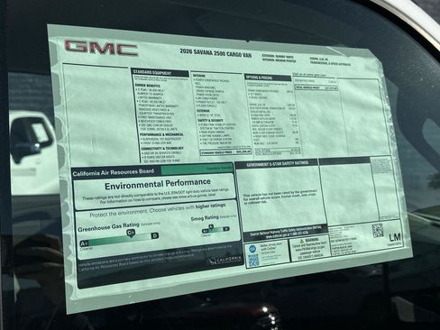 New 2026 GMC Savana 2500 w/ Driver Convenience Package RWD image 25