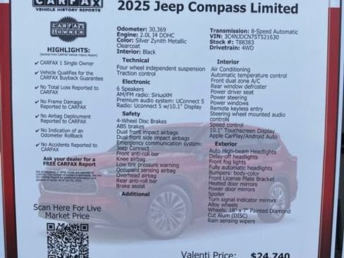 Used 2025 Jeep Compass Limited AWD/4WD image 41