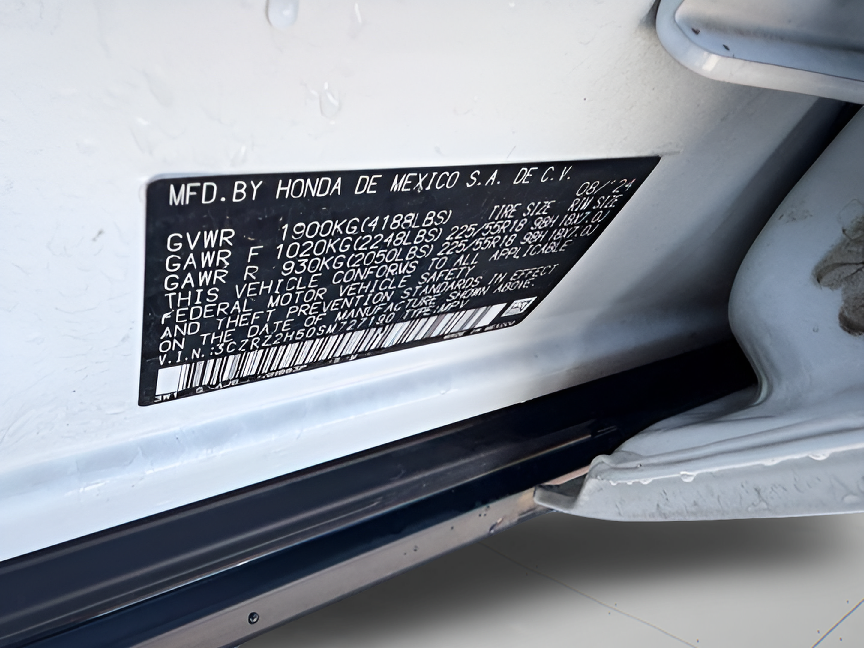 Certified 2025 Honda HR-V Sport image 31