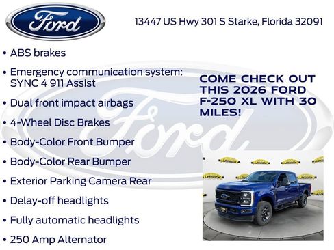 New 2026 Ford F250 XL w/ STX Appearance Package image 25