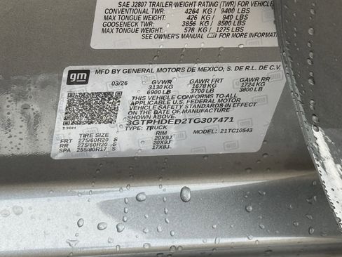 New 2026 GMC Sierra 1500 SLT RWD image 23