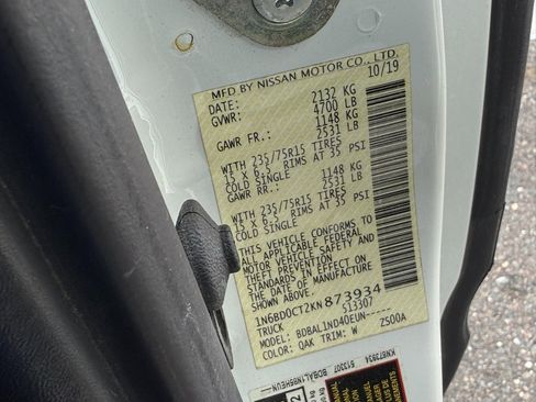 Used 2019 Nissan Frontier S image 37