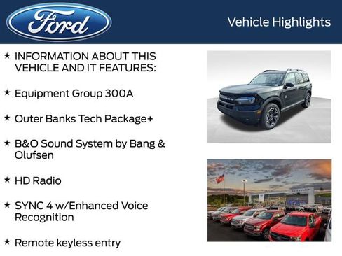 New 2025 Ford Bronco Sport Outer Banks w/ Outer Banks Tech Package+ AWD/4WD image 4