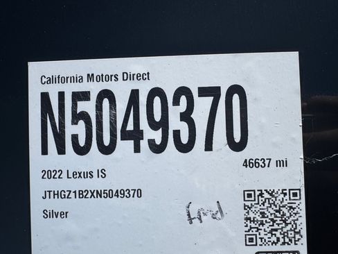 Used 2022 Lexus IS 350 F Sport w/ Navigation Package RWD image 19