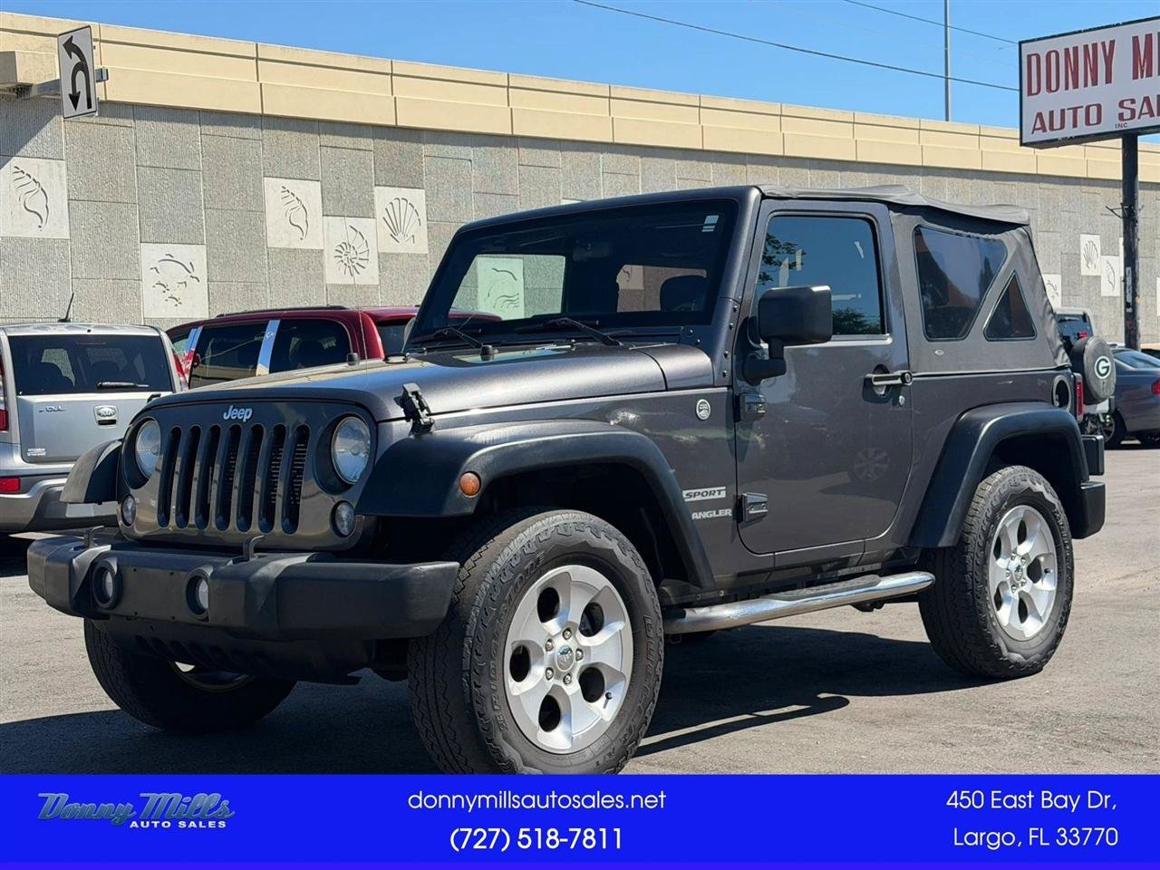 Used 2014 Jeep Wrangler Sport w/ Connectivity Group AWD/4WD image 1