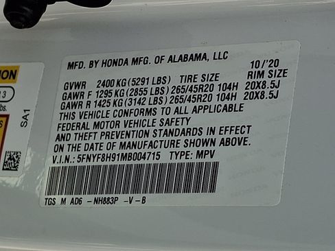 Used 2021 Honda Passport Touring image 28