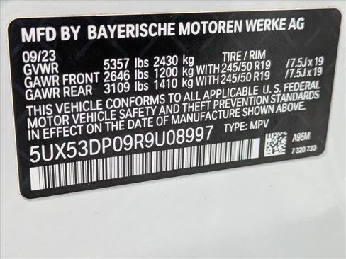 Used 2024 BMW X3 xDrive30i w/ Convenience Package AWD/4WD image 16
