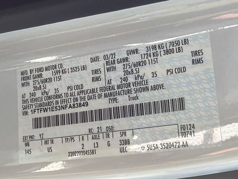 Used 2022 Ford F150 XLT w/ Equipment Group 302A High image 32