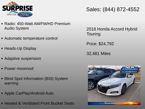 Used 2018 Honda Accord Touring image 12