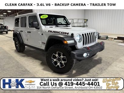 Used 2021 Jeep Wrangler Unlimited Rubicon w/ Uconnect 4C Nav & Sound Group
