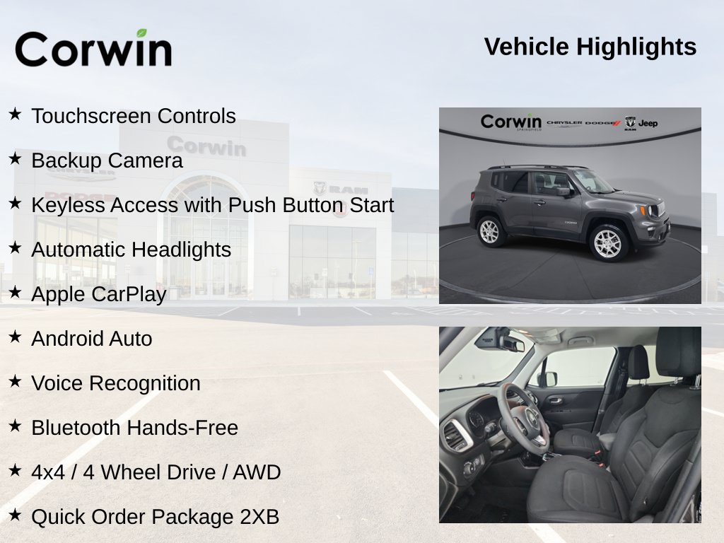 Certified 2020 Jeep Renegade Latitude w/ Popular Equipment Group AWD/4WD image 11