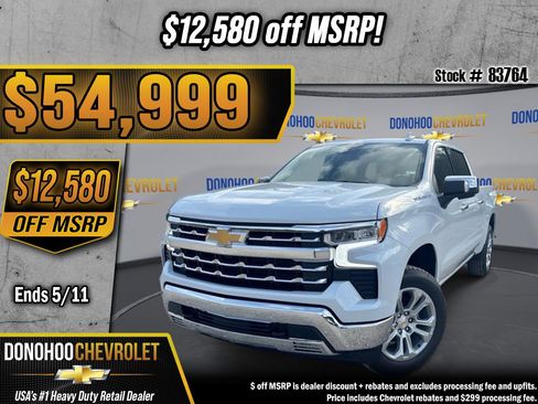 New 2026 Chevrolet Silverado 1500 LTZ w/ LTZ Premium Package AWD/4WD image 1