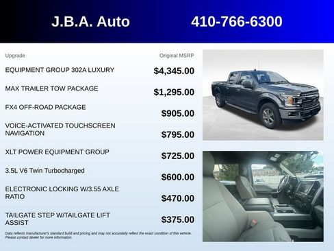 Used 2020 Ford F150 XLT w/ Equipment Group 302A Luxury AWD/4WD image 5