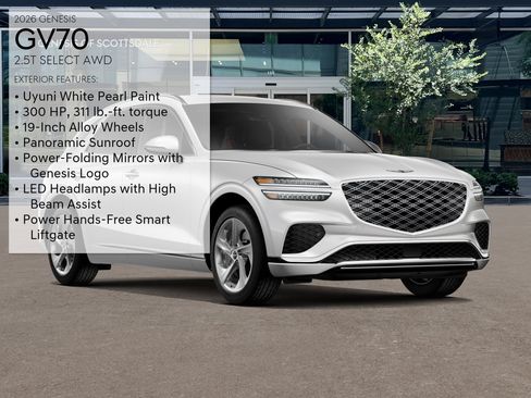 New 2026 Genesis GV70 2.5T Select AWD/4WD image 3