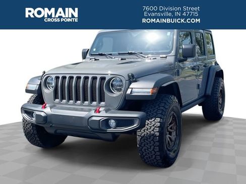 Used 2021 Jeep Wrangler Unlimited Rubicon w/ LED Lighting Group AWD/4WD image 1