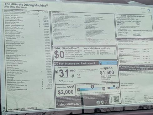 New 2026 BMW 330i Sedan image 20
