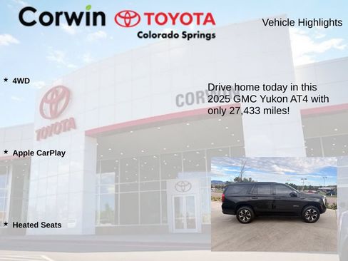 Used 2025 GMC Yukon AT4 AWD/4WD image 7