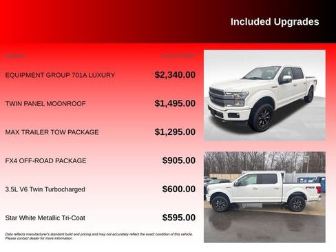 Used 2020 Ford F150 Platinum w/ Equipment Group 701A Luxury image 6