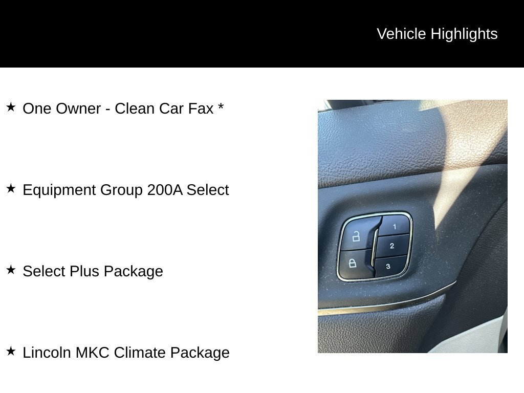 Used 2018 Lincoln MKC Select w/ Select Plus Package AWD/4WD image 11