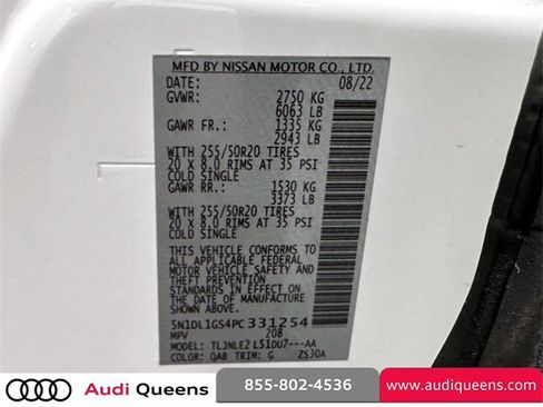 Used 2023 INFINITI QX60 Sensory image 37