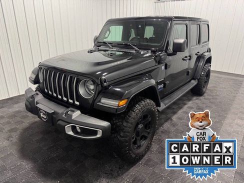 Used 2021 Jeep Wrangler Unlimited Sahara w/ Cold Weather Group image 1