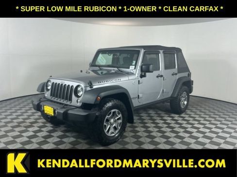 Used 2015 Jeep Wrangler Unlimited Rubicon w/ Connectivity Group AWD/4WD image 1