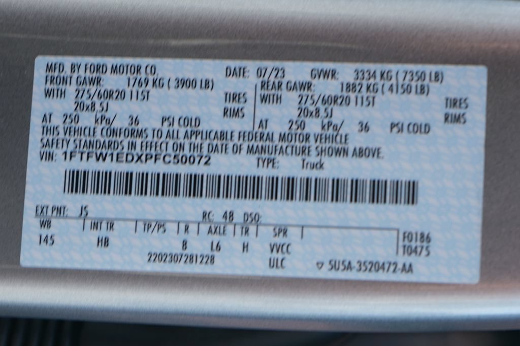 Used 2023 Ford F150 Lariat w/ Equipment Group 502A High AWD/4WD image 59