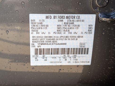 New 2026 Ford Explorer Tremor w/ Tremor Ultimate Package image 27