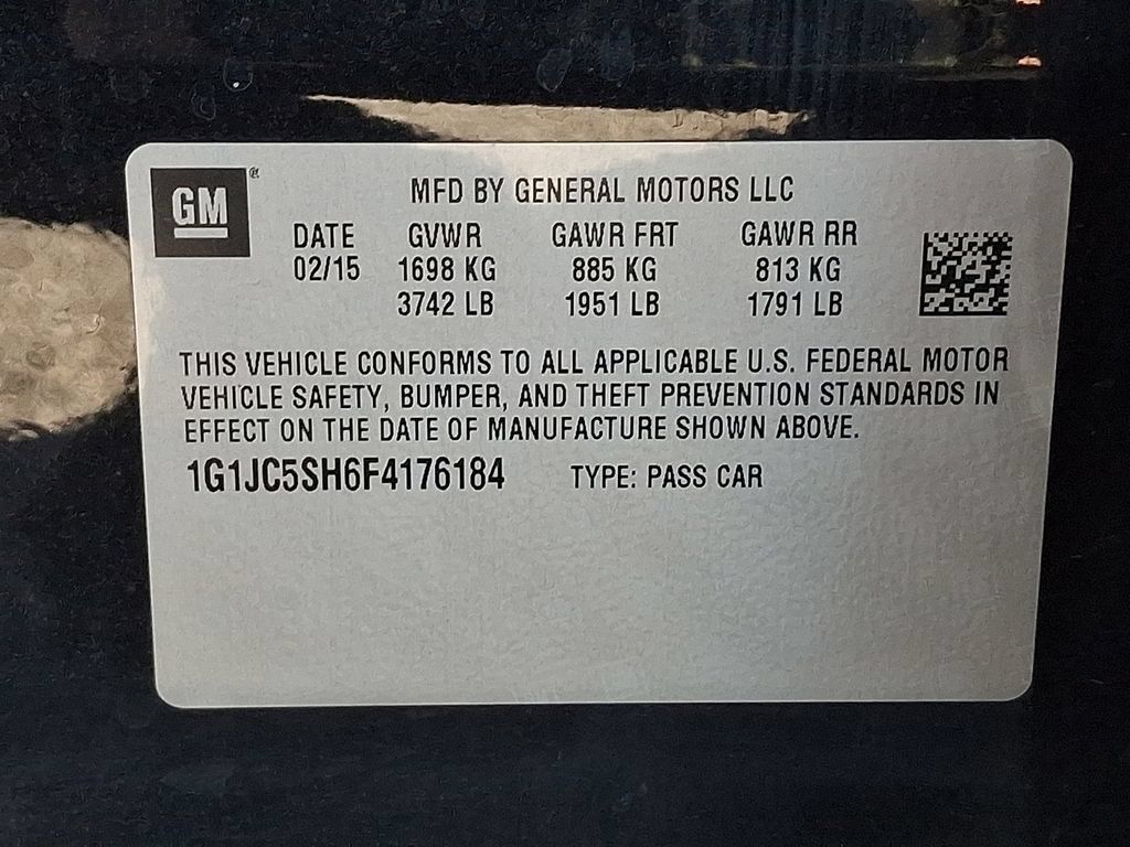 Used 2015 Chevrolet Sonic LT FWD image 27