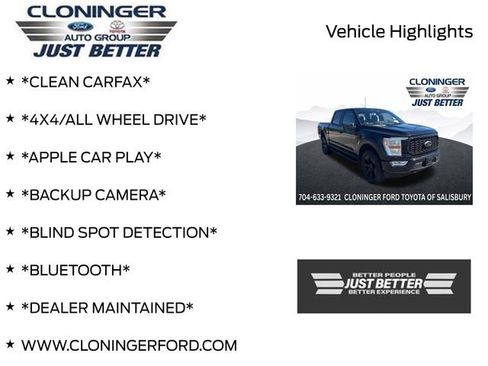 Used 2022 Ford F150 XL w/ STX Black Appearance Package AWD/4WD image 3